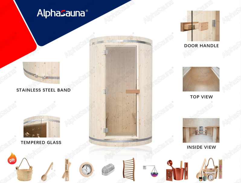 Vertical Indoor Sauna Room (Z Series)