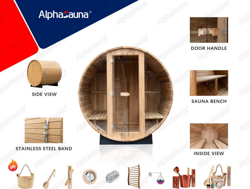 Barrel Sauna Room (D Series)