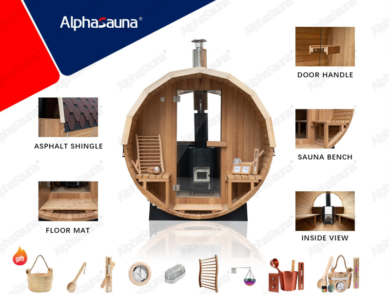 Barrel Sauna Room (B Series)