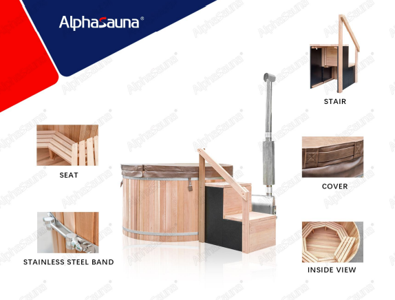 Wooden Hot Tub (D Series)
